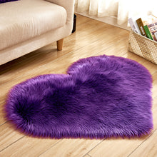 Load image into Gallery viewer, Plush Home Heart-Shaped Rug
