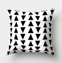 Load image into Gallery viewer, Simple Black And White Throw Pillow Cover
