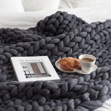 Load image into Gallery viewer, Nordic Thick Wool Hand-Woven Blanket
