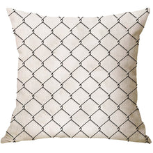 Load image into Gallery viewer, Classic geometric letter pillowcase
