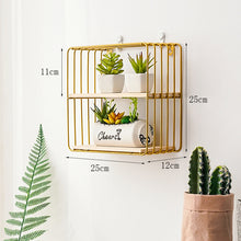 Load image into Gallery viewer, Shelves on iron wall
