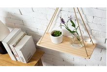Load image into Gallery viewer, Stylish Hanging Bookshelf – Space-Saving Floating Wall Shelf for Modern Home Décor
