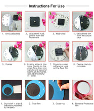 Load image into Gallery viewer, Fashion Mirror Wall Clock

