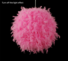 Load image into Gallery viewer, Round Feather Chandelier
