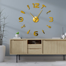 Load image into Gallery viewer, Modern Decorative Wall Sticker Clock – Stylish and Functional Wall Décor for Home and Office
