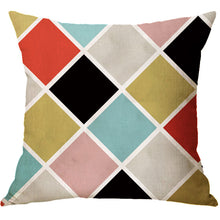 Load image into Gallery viewer, Classic geometric letter pillowcase
