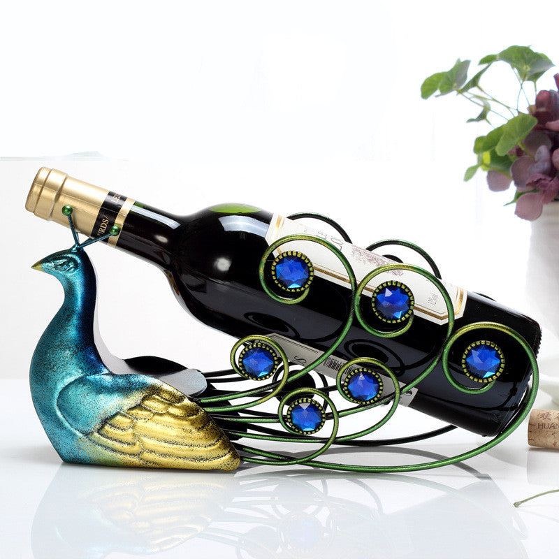 Peacock Wine Rack